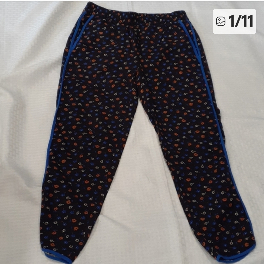 Madewell black floral joggers pants size x small - Picture 12 of 12
